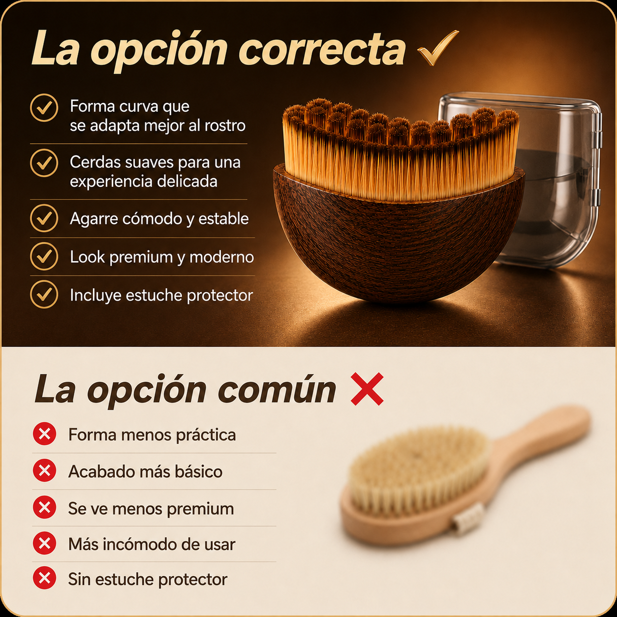 Cepillo Facial Para Masajes de Drenaje Linfatico